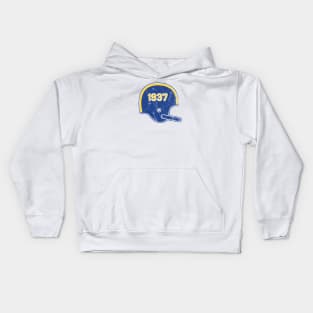 Los Angeles Rams Year Founded Vintage Helmet Kids Hoodie